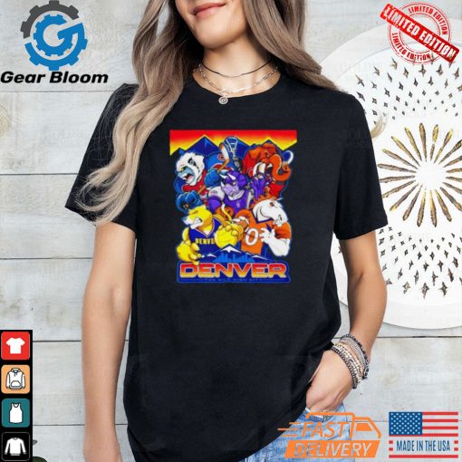 Denver the mile high city sports teams mascot shirt