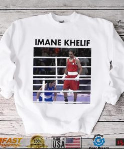 Derek Brunson Wearing Imane Khelif Shirt