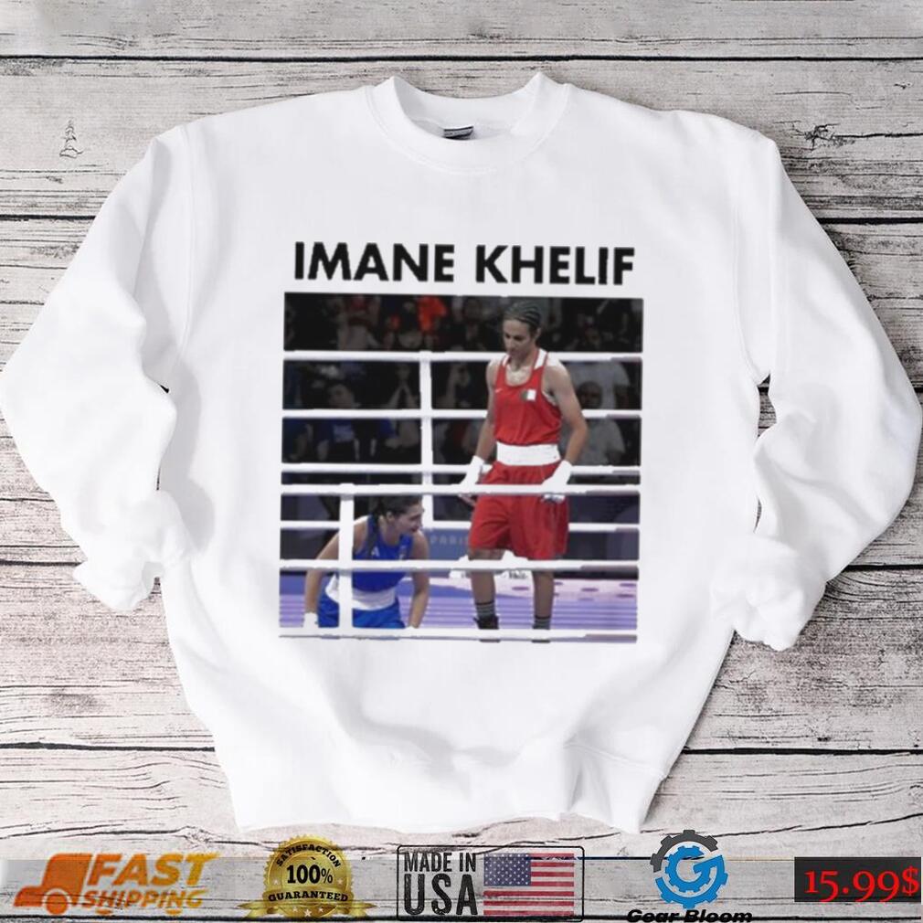 Derek Brunson Wearing Imane Khelif Shirt Derek Brunson Wearing Imane Khelif Shirt