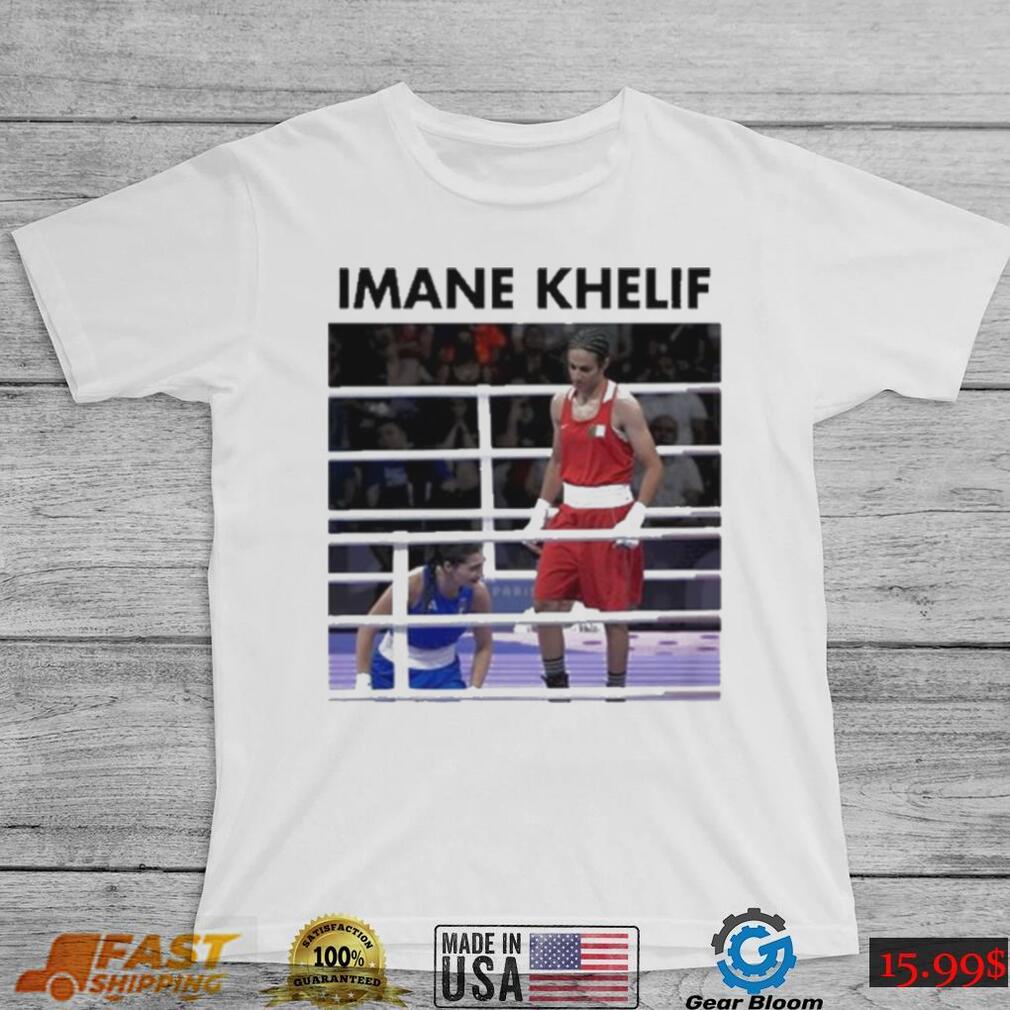 Derek Brunson Wearing Imane Khelif Shirt Derek Brunson Wearing Imane Khelif Shirt