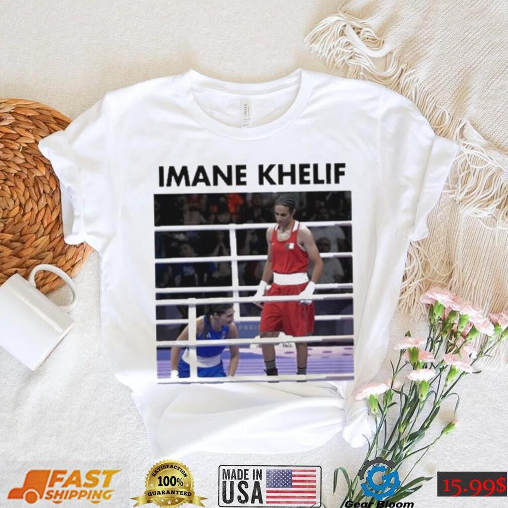 Derek Brunson Wearing Imane Khelif Shirt Derek Brunson Wearing Imane Khelif Shirt