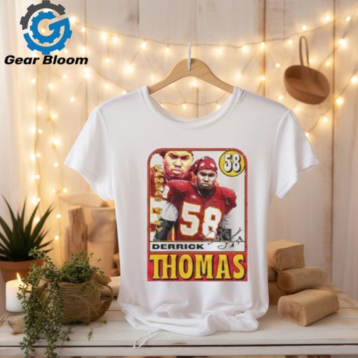 Derrick Thomas Kansas City Chiefs Signature Card Shirt