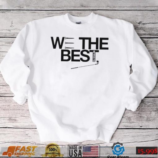 Funny 2024 dj khaled we the best yellow golf club shirt