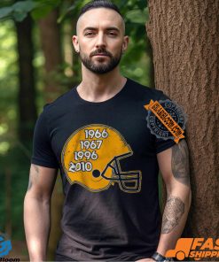 Green Bay Football Glory Years Helmet Shirt