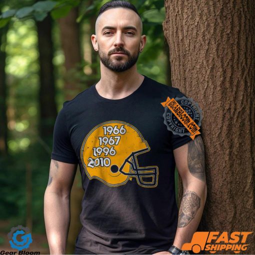 Green Bay Football Glory Years Helmet Shirt