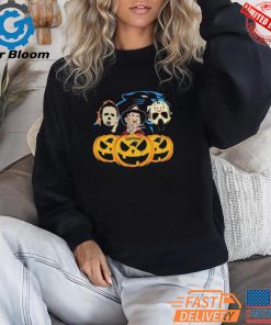 Halloween Horror Movie Pumpkin Carolina Panthers Shirt