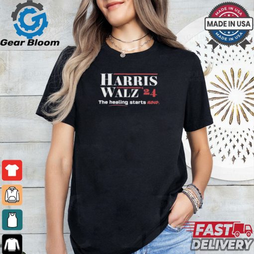 Harris Walz ’24 The Healing Starts Now Shirt