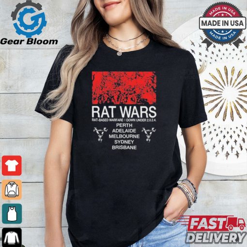 Health Rat Wars Rat Based Warfare Down Under 2024 Perth Adelaide Melbourne Sydney Brisbane T shirts