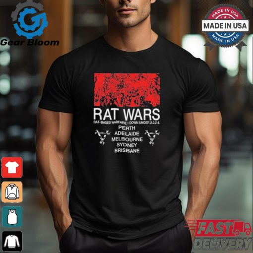 Health Rat Wars Rat Based Warfare Down Under 2024 Perth Adelaide Melbourne Sydney Brisbane T shirts