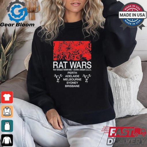 Health Rat Wars Rat Based Warfare Down Under 2024 Perth Adelaide Melbourne Sydney Brisbane T shirts