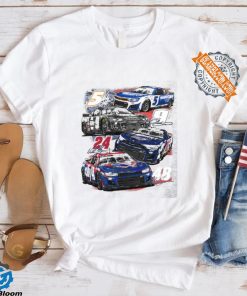 Hendrick Motorsports 2024 Patriotic 4 Car T shirt