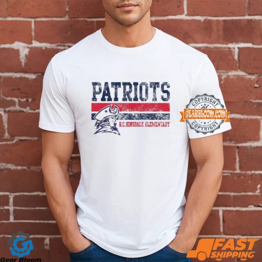 Hinsdale Patriots Navy Red Stripe Shirt