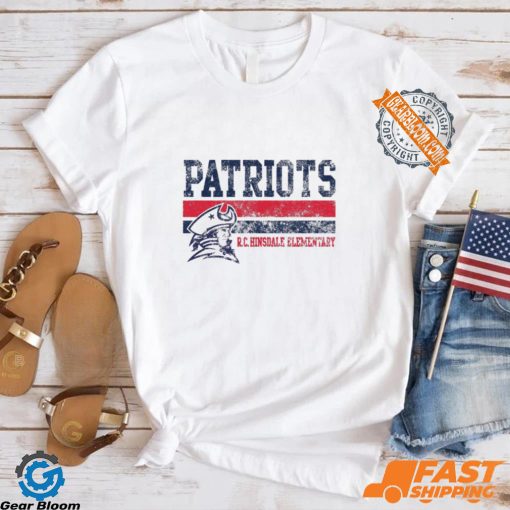 Hinsdale Patriots Navy Red Stripe Shirt