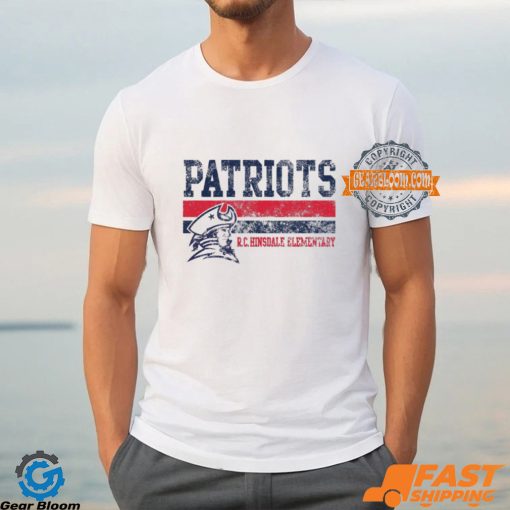 Hinsdale Patriots Navy Red Stripe Shirt