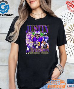 Justin Jefferson 18 Minnesota Vikings Football Vintage Graphic Shirt