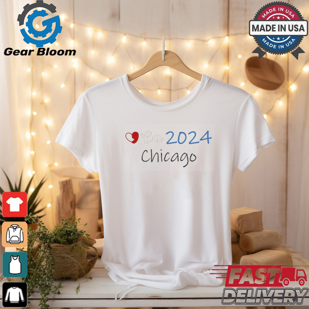 Kamala Supporter Chicago Dnc Comma La Heart Harris President Shirt Kamala Supporter Chicago Dnc Comma La Heart Harris President Shirt