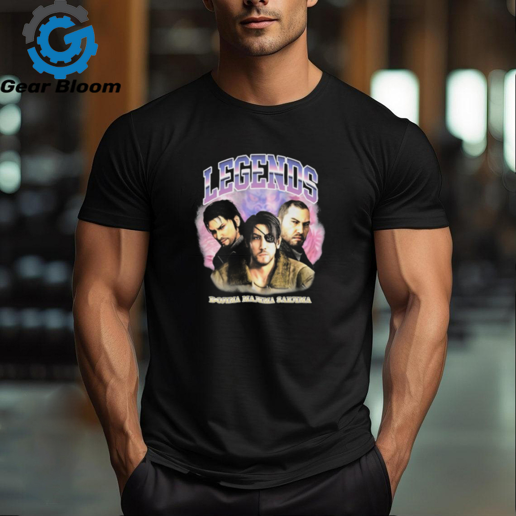 Like A Dragon 8 Legends Dojima Majima Saejima Tee shirt Like A Dragon 8 Legends Dojima Majima Saejima Tee shirt