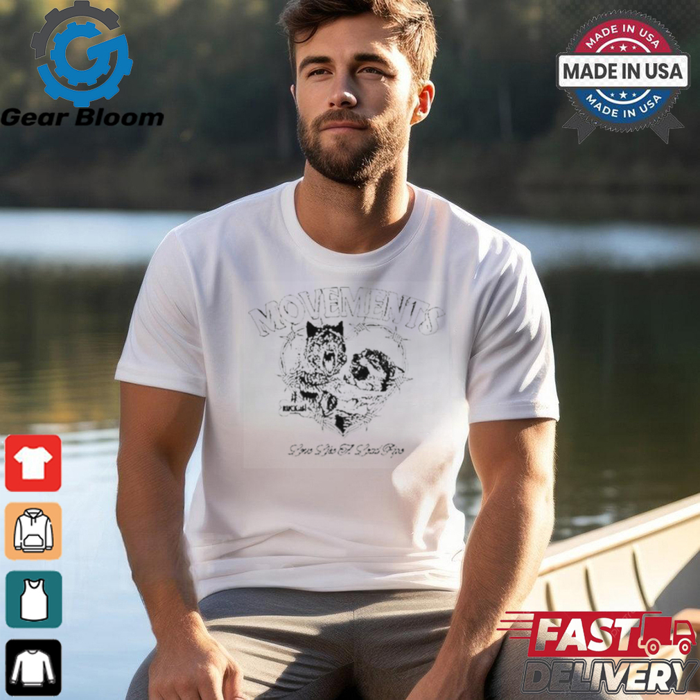 Movements Love Like A Lead Pipe Wolf Shirt Movements Love Like A Lead Pipe Wolf Shirt