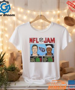 NFL Jam Tennessee Titans Will Levis and DeAndre Hopkins Shirt