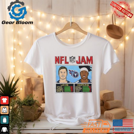 NFL Jam Tennessee Titans Will Levis and DeAndre Hopkins Shirt