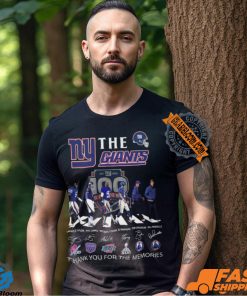 New York Giants The Giants The Legends Thank You For The Memories T Shirt