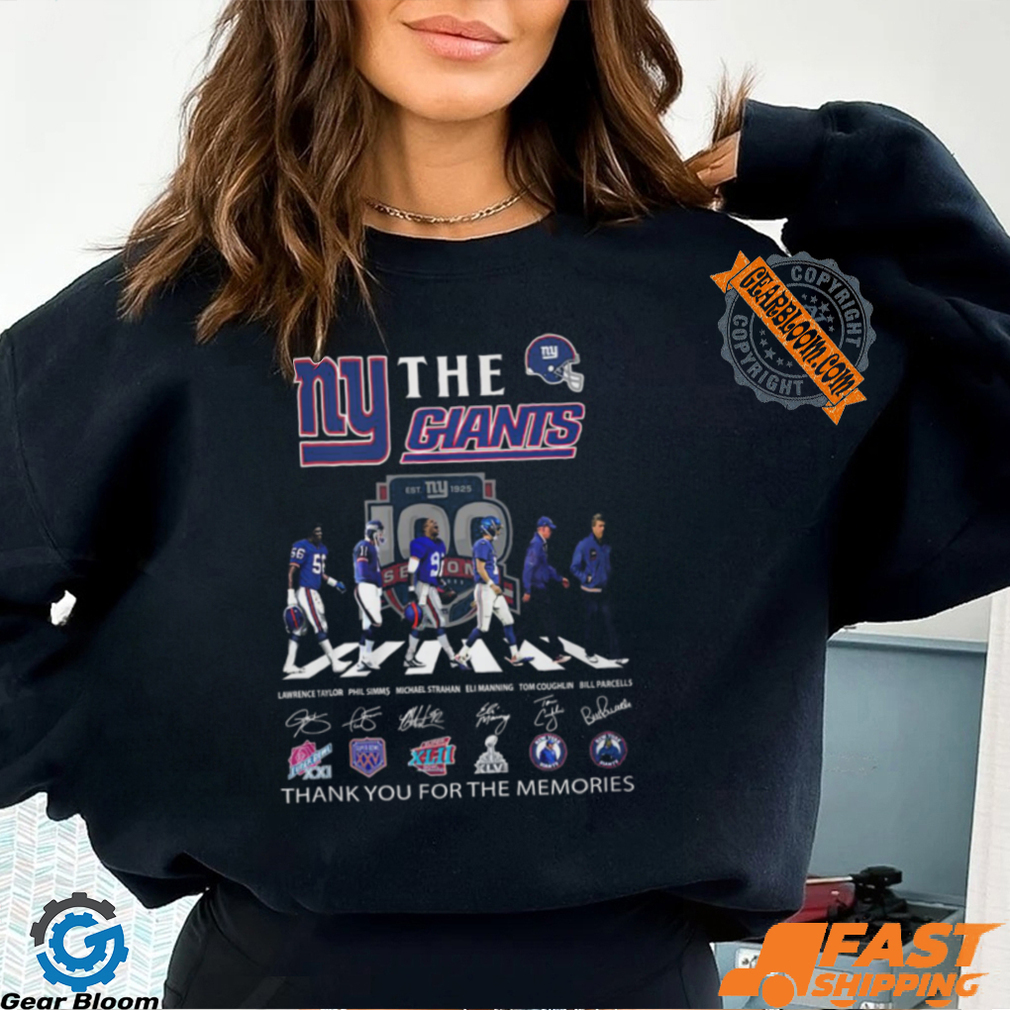 New York Giants The Giants The Legends Thank You For The Memories T Shirt New York Giants The Giants The Legends Thank You For The Memories T Shirt