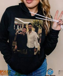 Novak Djokovic And Lionel Messi Goat Photo 2024 shirt