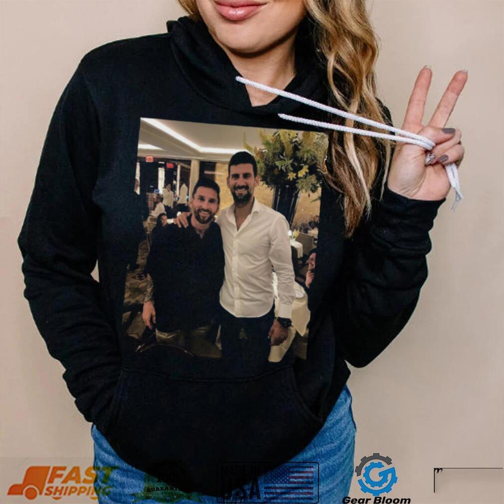 Novak Djokovic And Lionel Messi Goat Photo 2024 shirt Novak Djokovic And Lionel Messi Goat Photo 2024 shirt