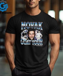 Novak Djokovic Bootleg Novak goat tour shirt