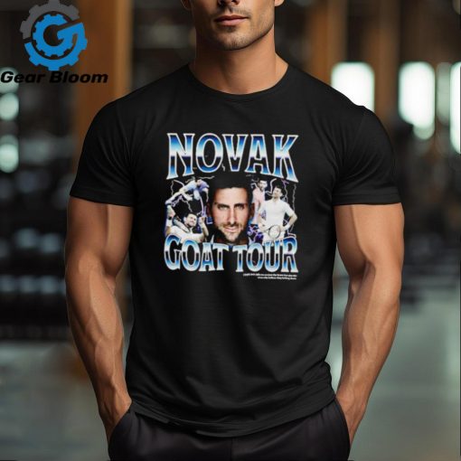 Novak Djokovic Bootleg Novak goat tour shirt