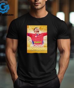 Novak Djokovic Paris Olympics greatest of all time men’s singles gold medal shirt