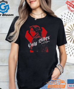Official Amine Ouarid Only Vibes And Logic T Shirt