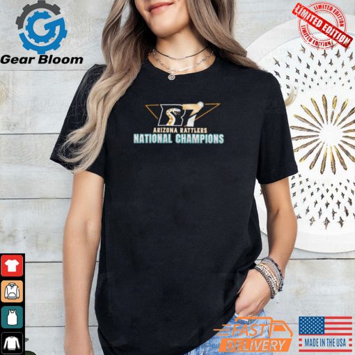 Official Arizona Rattlers Football 2024 IFL National Champions Logo Shirt
