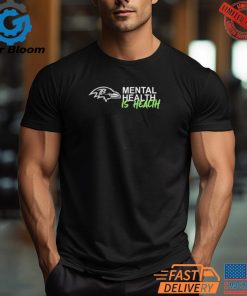 Official Baltimore Ravens Mental Health Is Health Logo Shirt