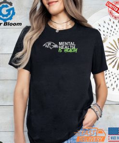 Official Baltimore Ravens Mental Health Is Health Logo Shirt