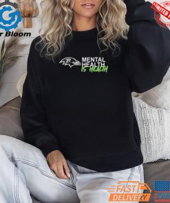 Official Baltimore Ravens Mental Health Is Health Logo Shirt