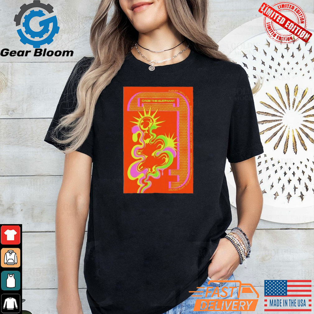 Official Cage The Elephant August 18 2024 At Saratoga Performing Arts Center In Saratoga Springs NY Poster Shirt Official Cage The Elephant August 18 2024 At Saratoga Performing Arts Center In Saratoga Springs NY Poster Shirt