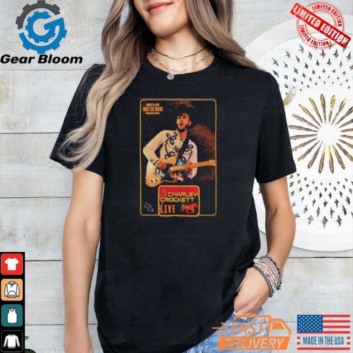 Official Charley Crockett Aug 18 2024 Rock The Ruins At Holliday Park in Indianapolis IN Poster Shirt