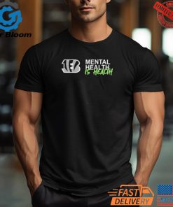 Official Cincinnati Bengals Mental Health Is Health Logo Shirt