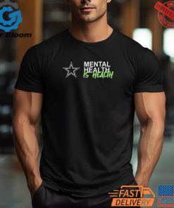 Official Dallas Cowboys Mental Health Is Health Logo Shirt