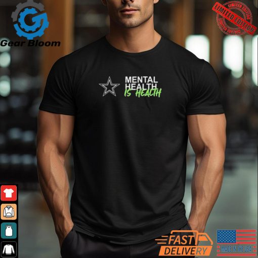 Official Dallas Cowboys Mental Health Is Health Logo Shirt