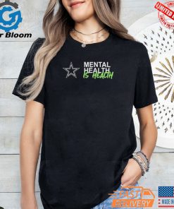 Official Dallas Cowboys Mental Health Is Health Logo Shirt