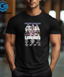 Official Denver Broncos Legends Team 65 Years 1959 2024 Signatures Shirt
