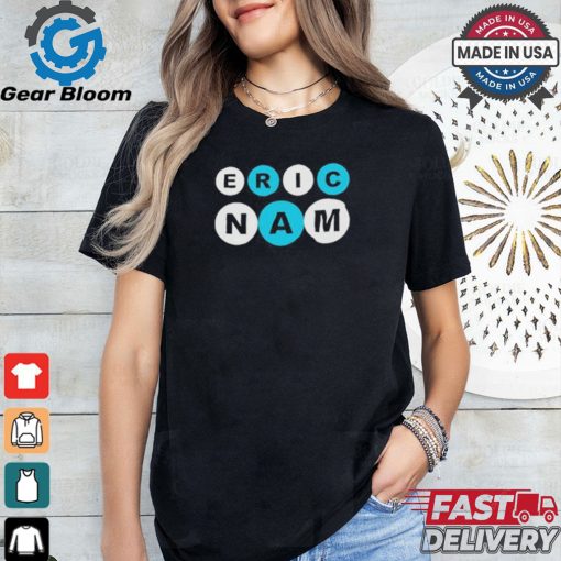 Official Eric Nam Logo House On A Hill World Tour 2025 T Shirt