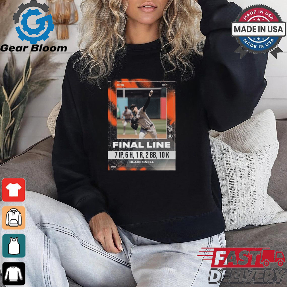 Official Final Line Blake Snell Poster shirt Official Final Line Blake Snell Poster shirt