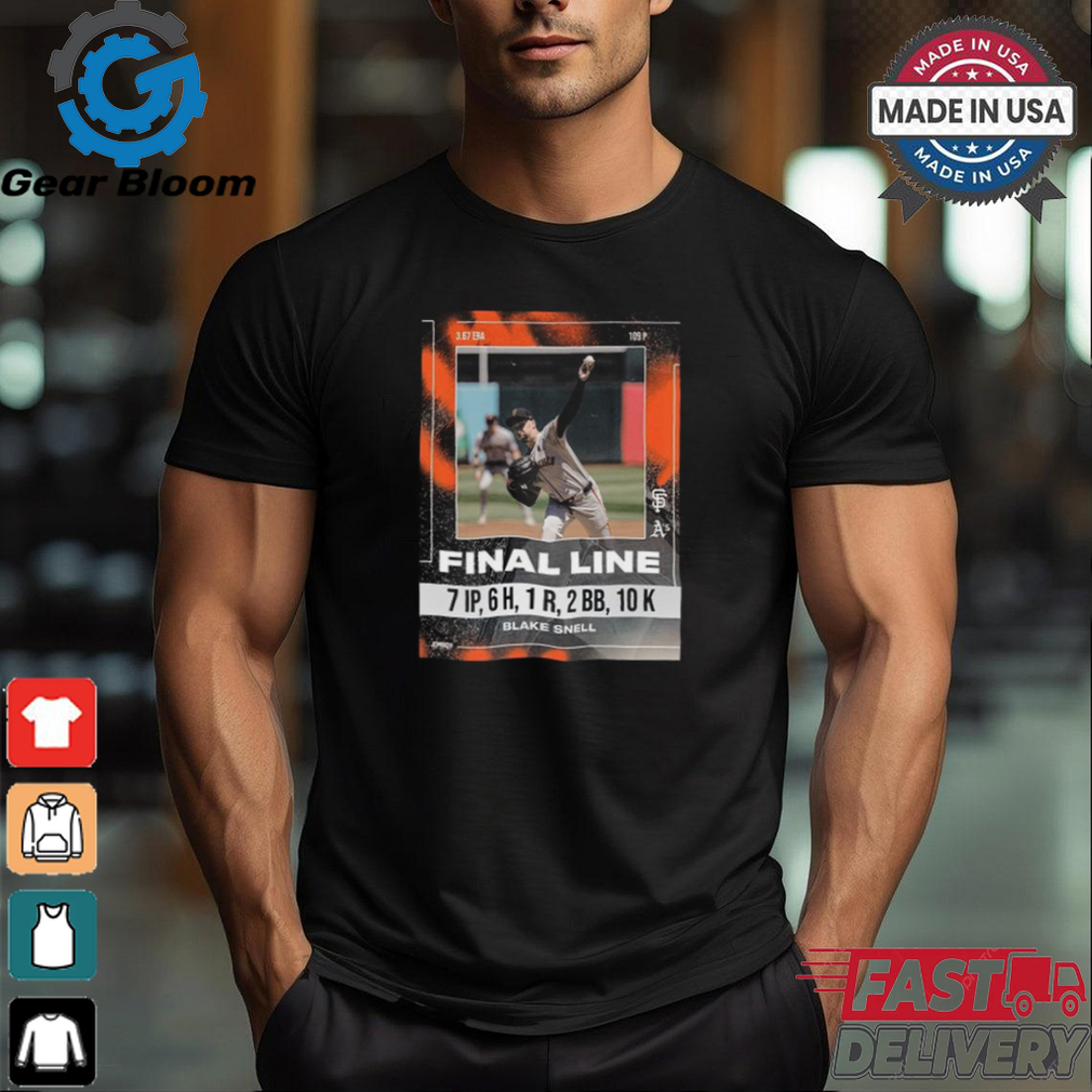 Official Final Line Blake Snell Poster shirt Official Final Line Blake Snell Poster shirt