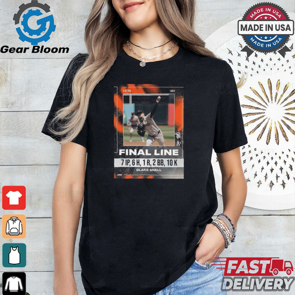 Official Final Line Blake Snell Poster shirt Official Final Line Blake Snell Poster shirt