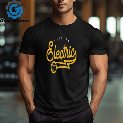 Official Fucking Electric Jared Jones Pittsburgh Baseball Shirt