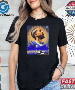 Official Happy Heavenly Birthday Nipsey Hussle He Would Have Turned 39 Today Poster shirt