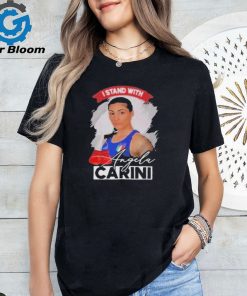 Official I stand with angela aarinI T shirt